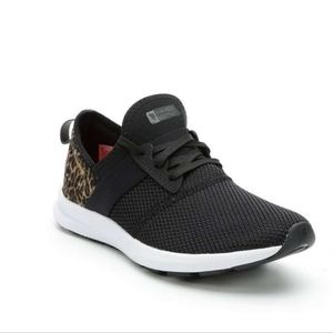 New balance black / leopard sneakers women's 7.5